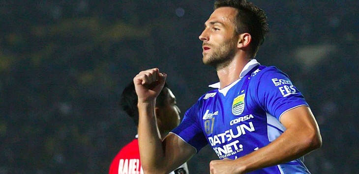 Ilija Spasojevic saat berkostum Persib Bandung