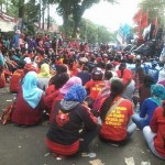 buruh demo