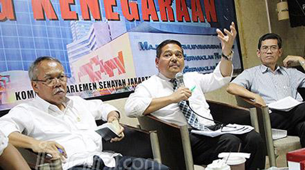 Marwan Batubara (paling kanan)