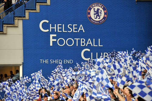 Fans Chelsea.