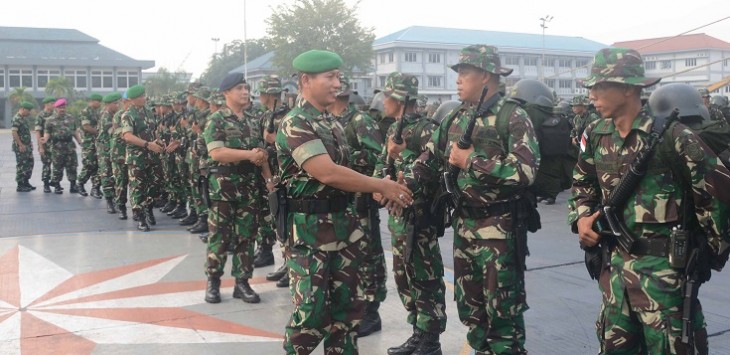 Pemberangkatan Satgas Pamtas 312 Kalbar