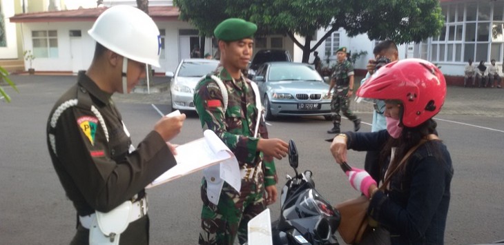 Penegakan disiplin bagi TNI dan PNS Kodam III Siliwangi