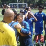 Perpisahan Djanur dengan Tim Persib. (ferry)