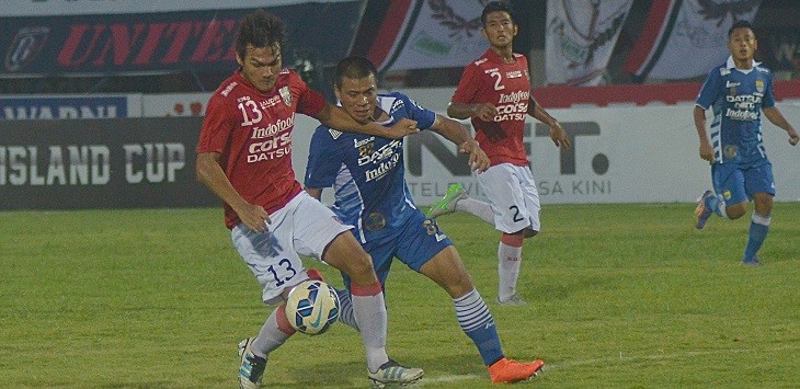 Pertandingan Persib Bandung melawan Bali United di Bali Island Cup berakhir I-1. 