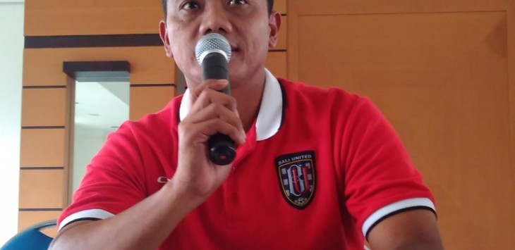 Eko Purjianto, asisten Pelatih Bali United. (ferry)