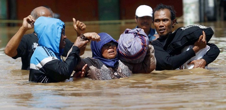 ilustrasi korban banjir