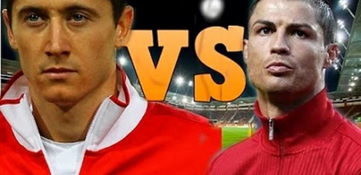 Robert Lewandowski - Cristiano Ronaldo. Foto: Youtube 