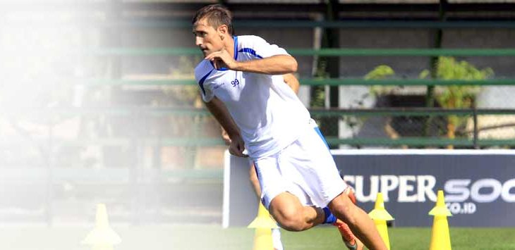 Juan Belencoso saat merumput bersama Persib Bandung