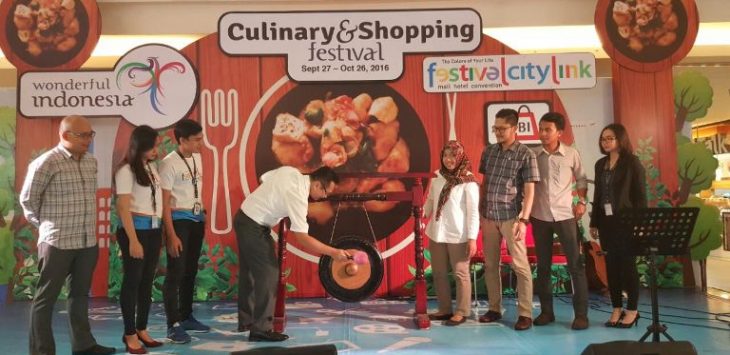 Peresmian acara Indonesia Culinary and Shopping yang digagas Festivaldi Festival Citylink dan  APPBI.