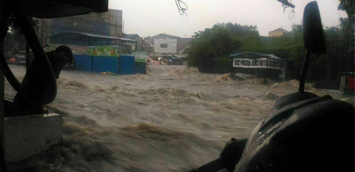 Banjir bandang di Pagarsih Kota Bandung