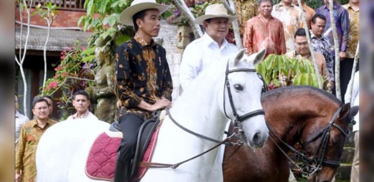 Presiden Joko Widodo dan Prabowo Subianto