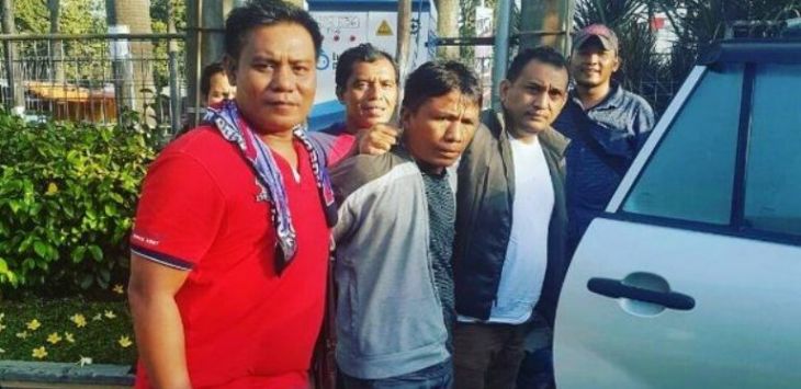 Ius Pane pelaku pembunuhan sadis Pulomas ditangkap, Minggu (1/1/2017)