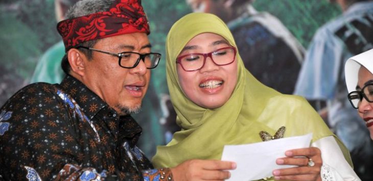 Gubernur Jabar, Ahmad Heryawan dan Netty Prasetiyani.