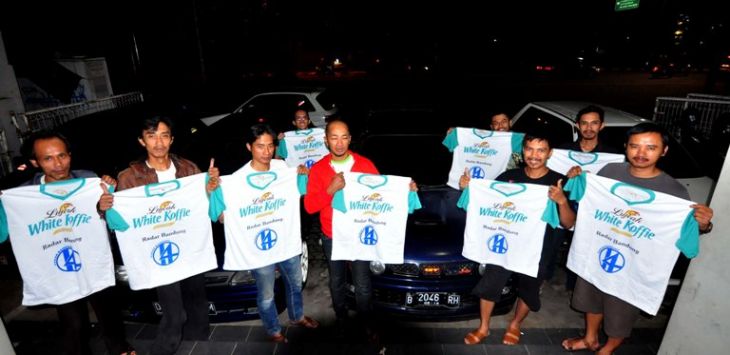 Komunitas SSG Bandung memberikan dukungannya terhadap gelaran selebrasi acara HUT ke-14 Radar Bandung, (Riana Setiawan) 
