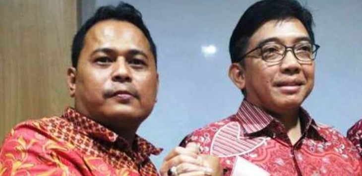 Ketua Kadin Jabar Agung Suryamal Sutrisno. (kanan)