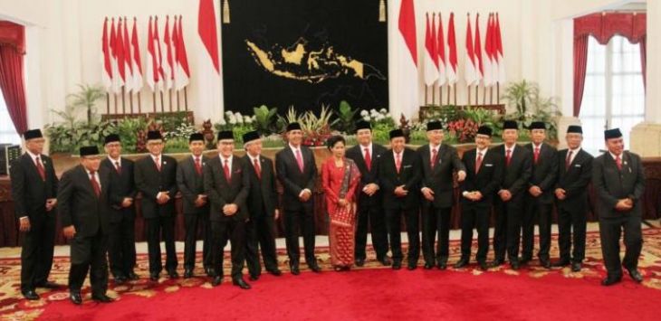 Presiden Joko Widodo melantik 17 Duta Besar untuk negara-negara sahabat di Istana Negara. (Raka Denny/ Jawa Pos)