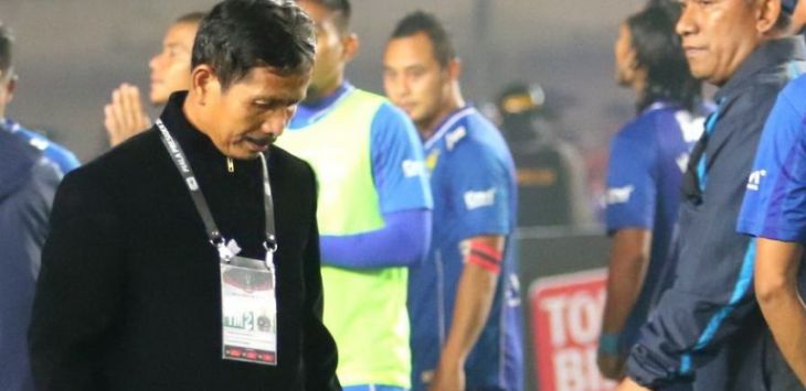 Pelatih Persib Bandung Djadjang Nurdjaman. 