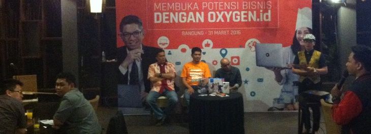 Gathering bertajuk “Membuka Potensi Bisnis dengan Oxyigen.id” di Bandung, Jumat (31/3/2017) malam.