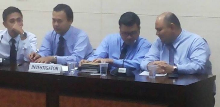 SIDANG: Komisi Pengawas Persaingan Usaha (KPPU) bersiap melakukan sidang kedua PT Investama dan PT Balina Agung Perkasa di Ruang Sidang KPPU di Jalan Ir. H Juanda No 36 Jakarta Pusat.