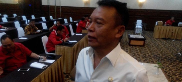 Ketua DPD PDI Perjuangan Jawa Barat, TB Hassanudin. (Asep Rahmat)