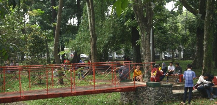 Salah satu lokasi di Taman Lansia, Bandung 