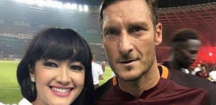 Julia Perez dan Francesco Totti 