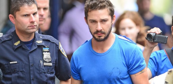 Shia LaBeouf ditangkap. foto : ABC News