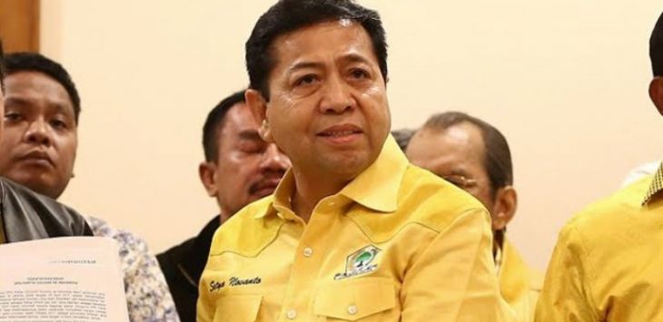 Ketua DPR Setya Novanto menjadi tersangka korupsi e-KTP (HENDRA EKA/JAWA POS)