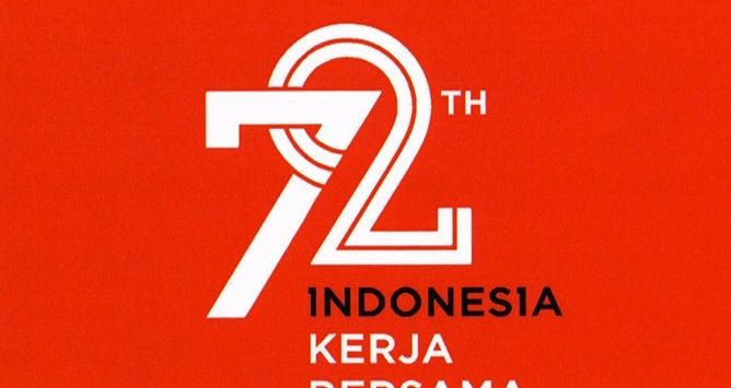 Logo 72 tahun Kemerdekaan Indonesia (Surat edaran Setneg)
