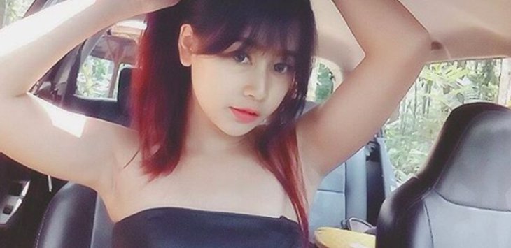 Awalnya Iseng, SPG cantik asal bandung, Meylane Azzahra kini Happy jadi model. (Foto: instagram)