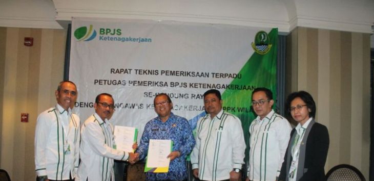 BPJS Ketenagakerjaan se-Bandung Raya dan BPPK Wilayah IV Jawa Barat sepakat melakukan pemeriksaan terpadu kepada pemberi kerja (perusahaan) selain penyelenggara negara
