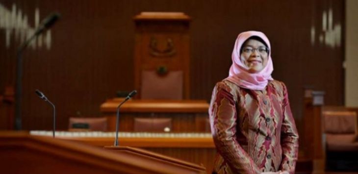 Halimah Yacob. Foto: the strait times