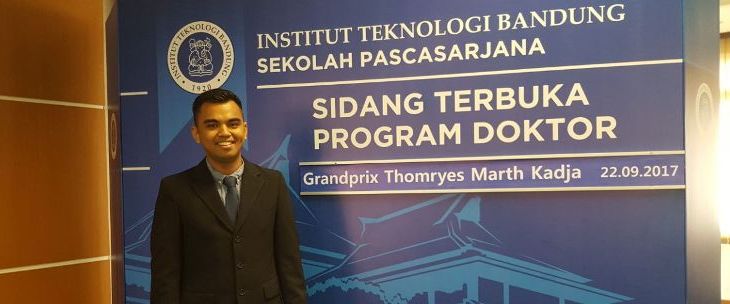 Grandprix Thomryes Marth Kadja, doktor termuda se-Indonesia lulusan ITB. Foto: Humas ITB