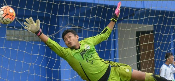 Kiper Persib Bandung, M. Natshir Fadhil Mahbuby. FOTO: TWITTER PERSIB