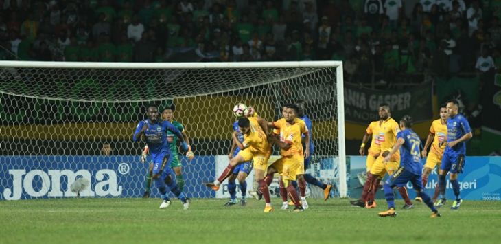 Sriwijaya FC vs Persib Bandung (Kris Samiaji/Sumatera Ekspres)