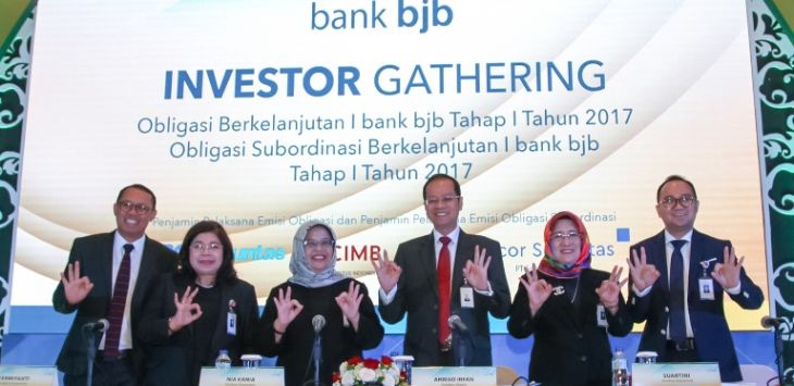 Bank bjb memutuskan menerbitkan surat utang melalui Penawaran Umum Berkelanjutan (PUB) dengan total target dana Rp4,5 triliun