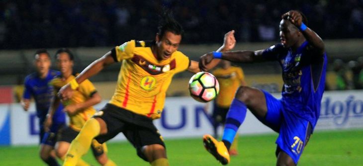 Persib vs Barito Putera. Foto: Riana Setiawan/Radar Bandung