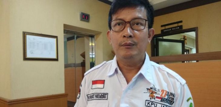 Ketua KPU Jabar, Yayat Hidayat (M Gumilang/Radar Bandung)