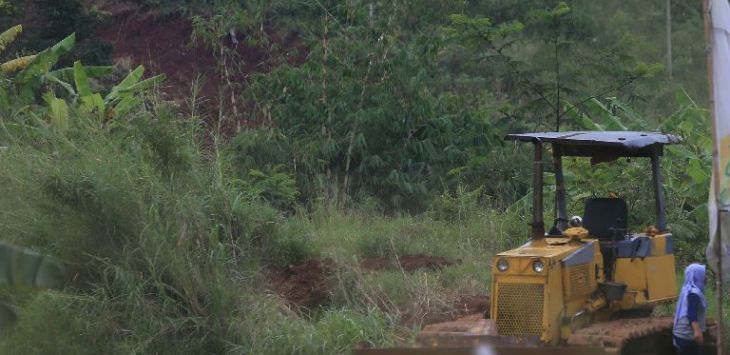 Rencana pembangunan perumahan di dekat Kampung Adat Cireundeu (Gatot/Radar Bandung)