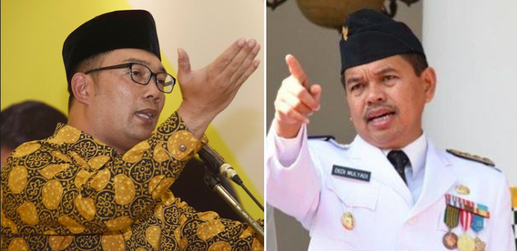 Ridwan Kamil dan Dedi Mulyadi