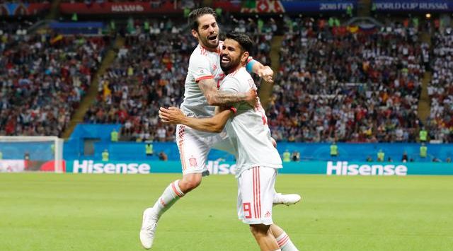 Gol tunggal Diego Costa bawa Spanyol tumbangkan Iran.Foto:bola.com