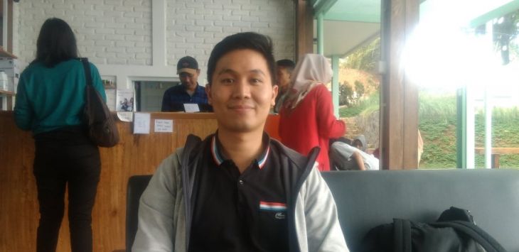 Haris Kurniadi, Owner Utara Kafe. Foto:Fidia Nur Shabrina/pojokbandung