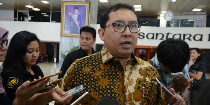 Wakil Ketua DPR RI Fadli Zon 