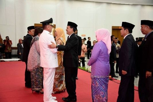 Pelantikan Pj Gubernur di Gedung Merdeka, Bandung, Senin (18/6/2018). (FOTO : Humas Pemprov Jabar)