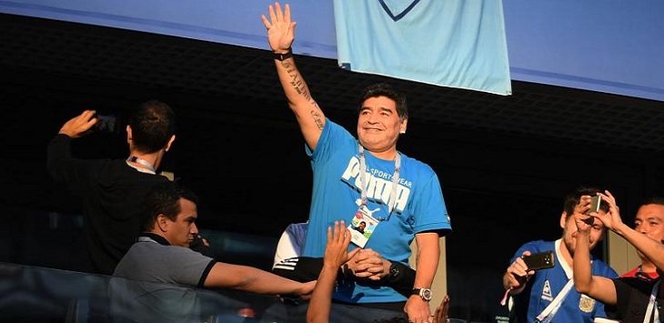 Legenda Argentina, Diego Maradona.