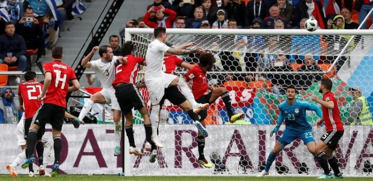 
Uruguay menang 1-0 atas Mesir. (Foto: Damir Sagolj/Reuters)
