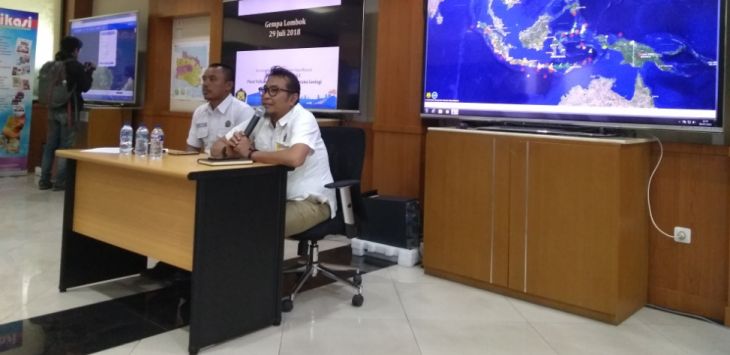 Jumpa pers Pusat Vulkanologi dan Mitigasi Bencana Geologi (PVMBG), Badan Geologi. Foto:azis zulkhairi/pojokbandung