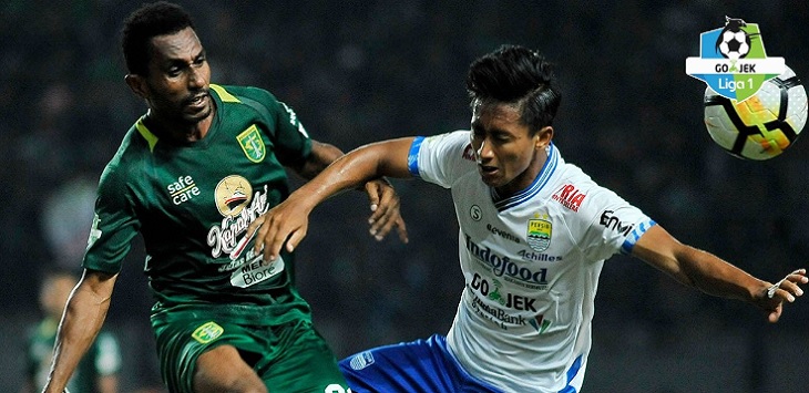 Persebaya takluk 3-4 dari tamunya Persib Bandung di Stadion Gelora Bung Tomo Surabaya, Kamis (26/7/2018) malam WIB. (@Liga1Match)