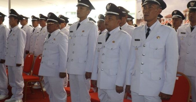 Sejumlah Kepala Desa Serentak Se- Kabupaten Bandung Barat, beberapa waktu lalu di Ngamprah.