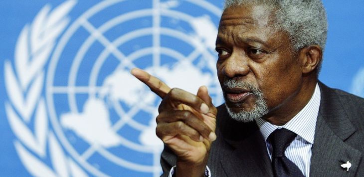 Mantan Sekretaris Jenderal PBB Kofi Annan